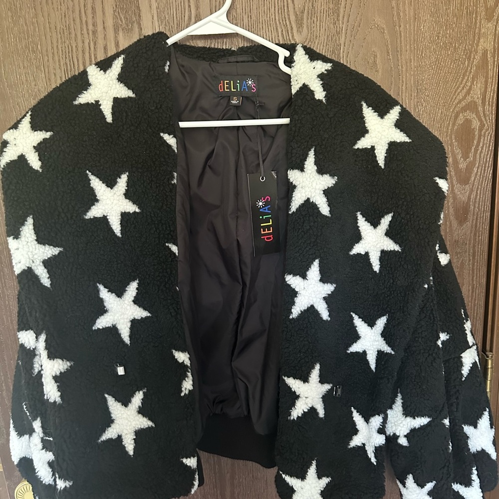 Delia’s dolls kill star coat size small